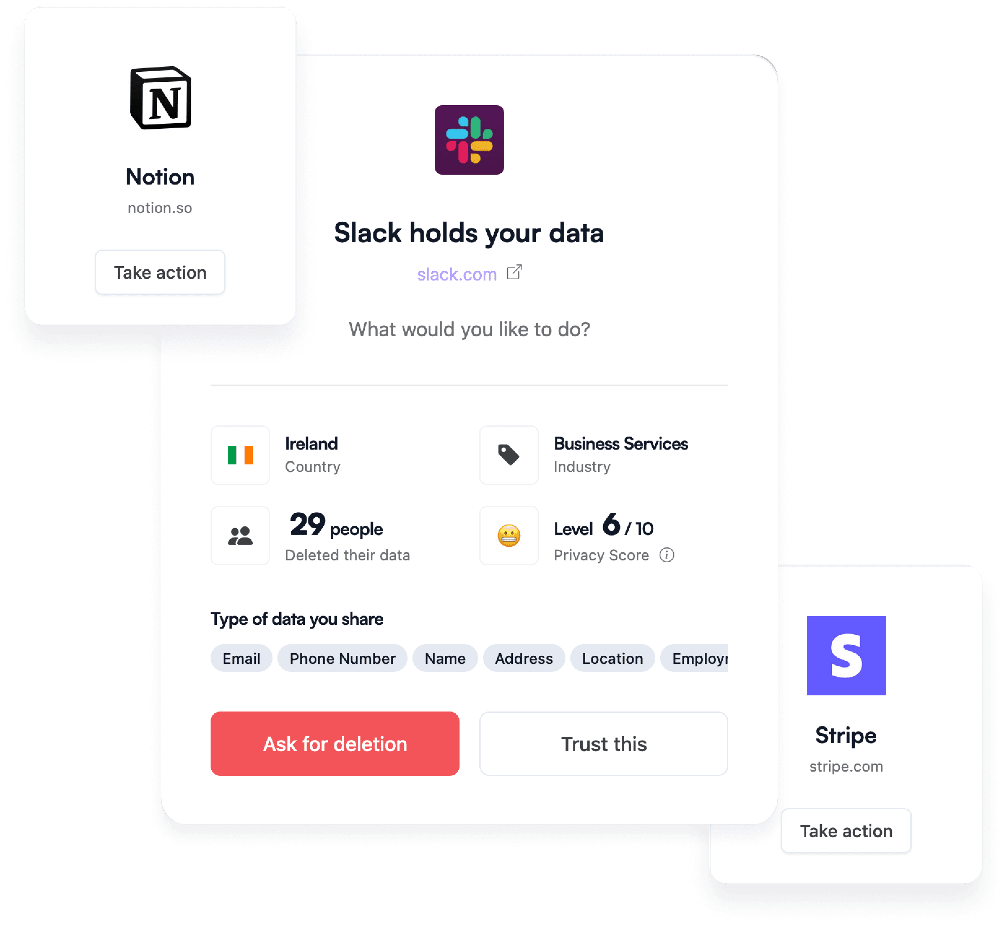Remove personal data